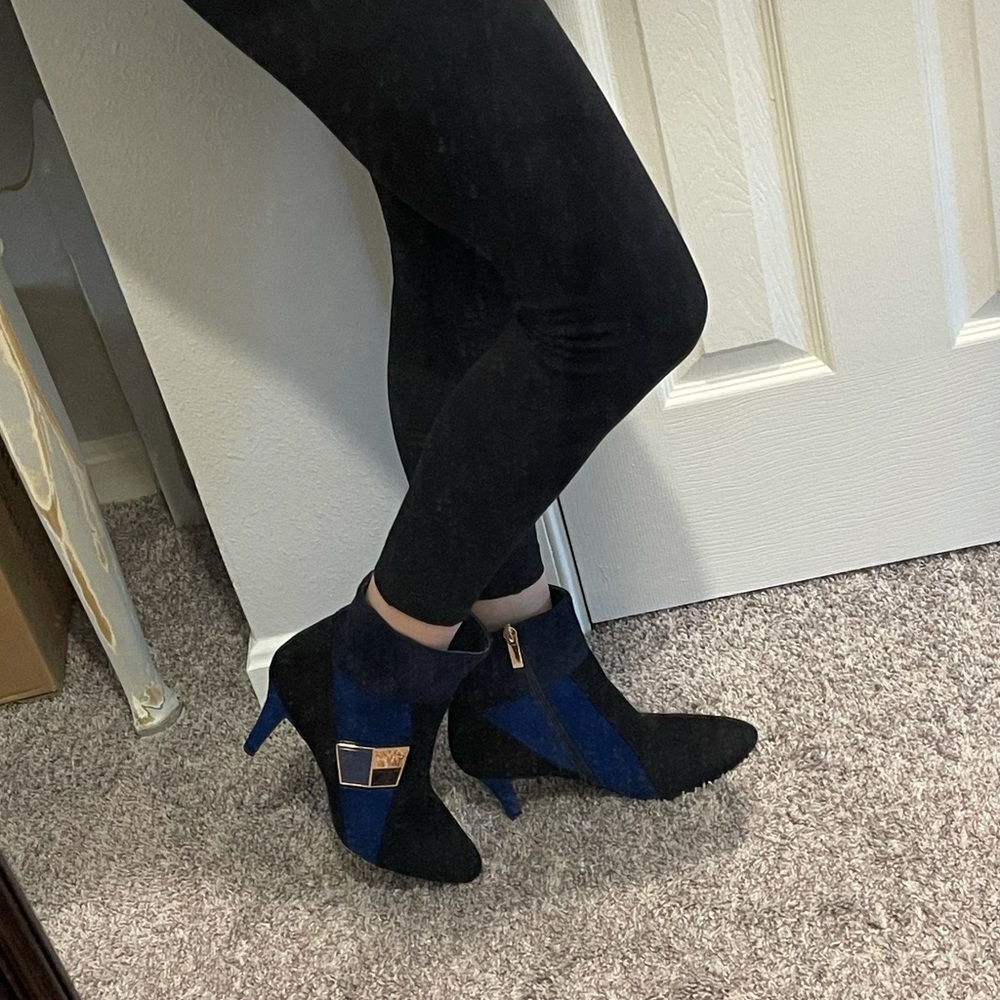 Multicolored Felt Impo Booties - image 5